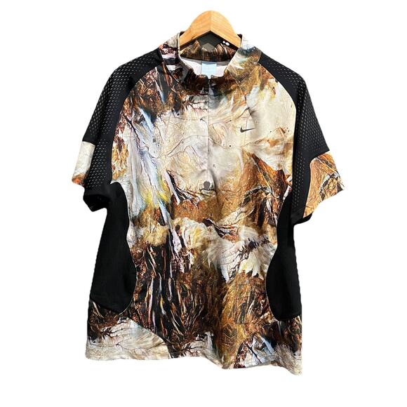 Nocta Nike Multicolor Drake Camo Tempo Half Zip Men's Activewear Top Size XL - Picture 1 of 5